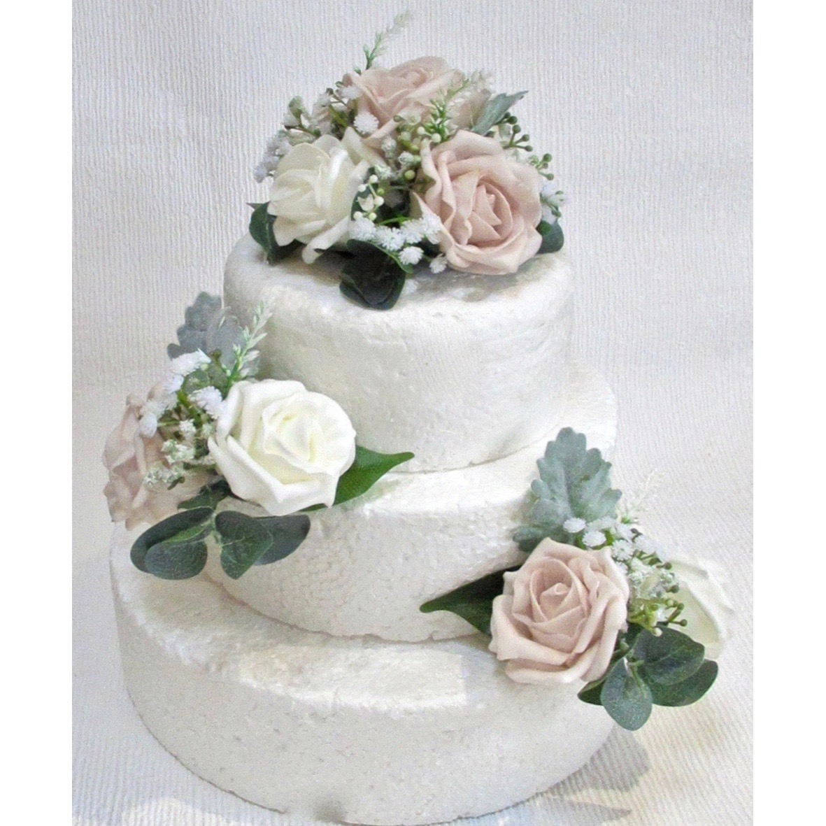 Nude and Ivory Cake Flowers